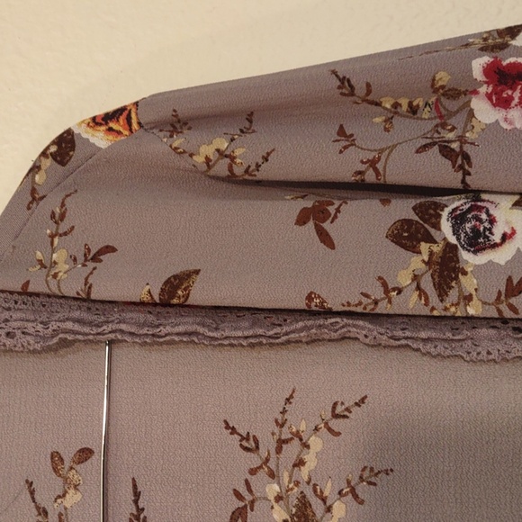 SLIGHTLY USED XXL FLORAL PRINT BELL SLEEVE KIMONO CARDIGAN LOOSE COVERUP - Picture 4 of 11